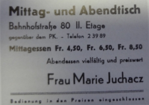 Anzeige Pension Juchacz
