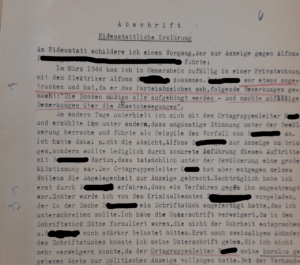 Eidesstattliche Erklärung