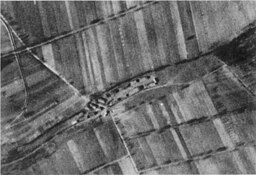 Luftaufnahme des KZ Kochendorf bei Heilbronn, einem Außenlager des KZ Natzweiler