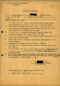 Erklärung zur Entlassung aus der Polizeilichen Vorbeugungshaft