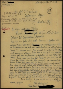 Schreiben der Tochter von Friedrich S. vom 25.08.1946 an den Suchdienst der US-Armee